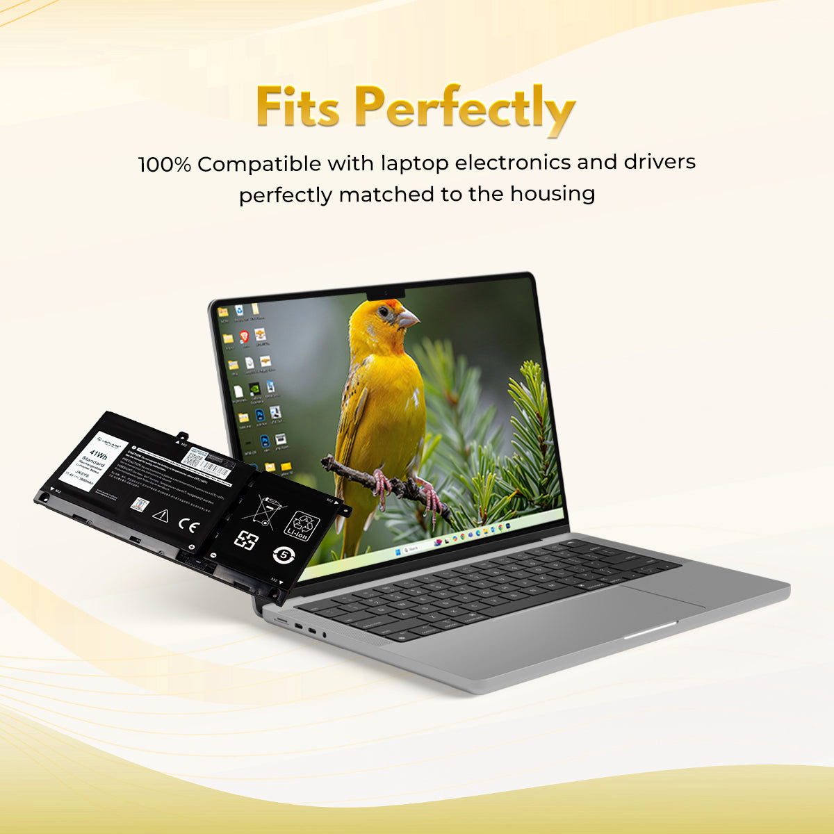Laptop Compatible Battery For Dell Latitude 3410/3510 11.4V 3C(JK6Y6)