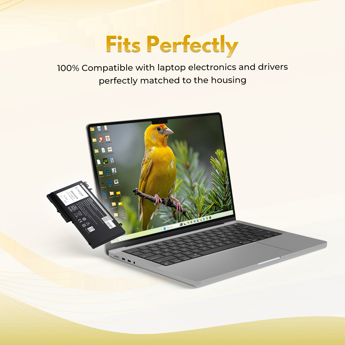 Laptop Compatible Battery For Latitude E5250/E5450/E5550 3C (VVXTW)