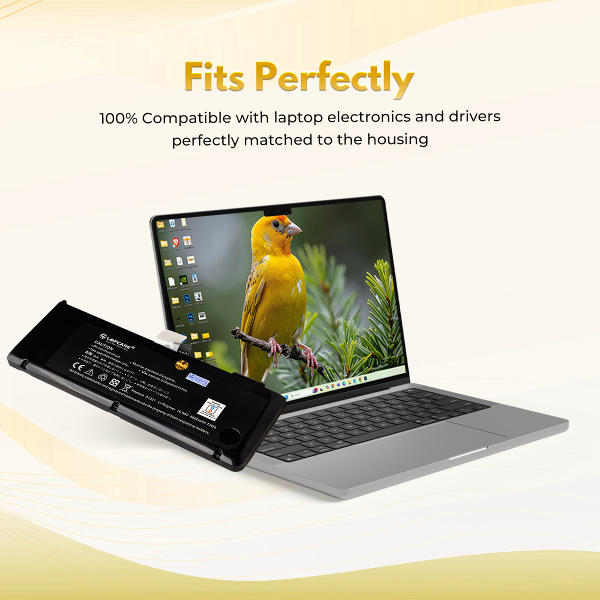 Laptop Compatible Battery For Macbook Pro 13" A1321 Series 6C