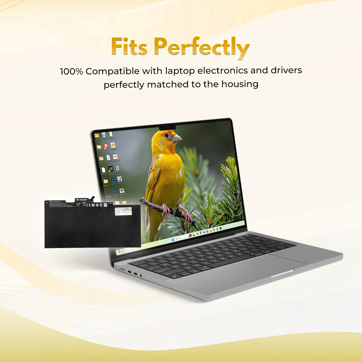 Laptop Compatible Battery For HP EliteBook 755/755 G4/HP ZBook 15u G3, (CS03XL)