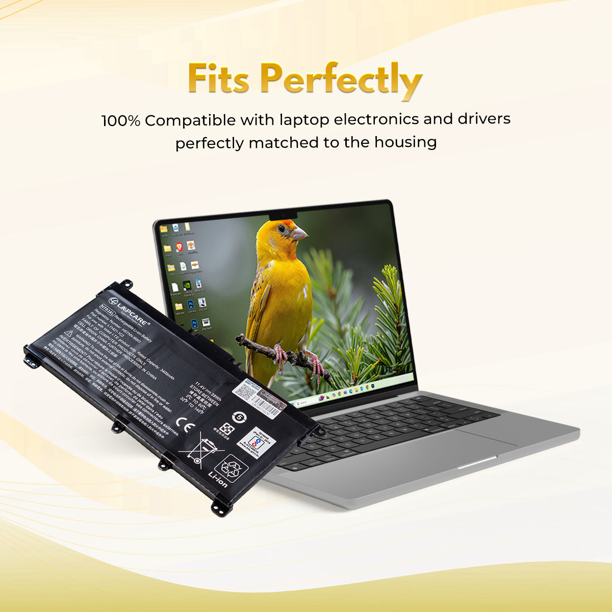 Laptop Compatible Battery For HP HT03XL 3C
