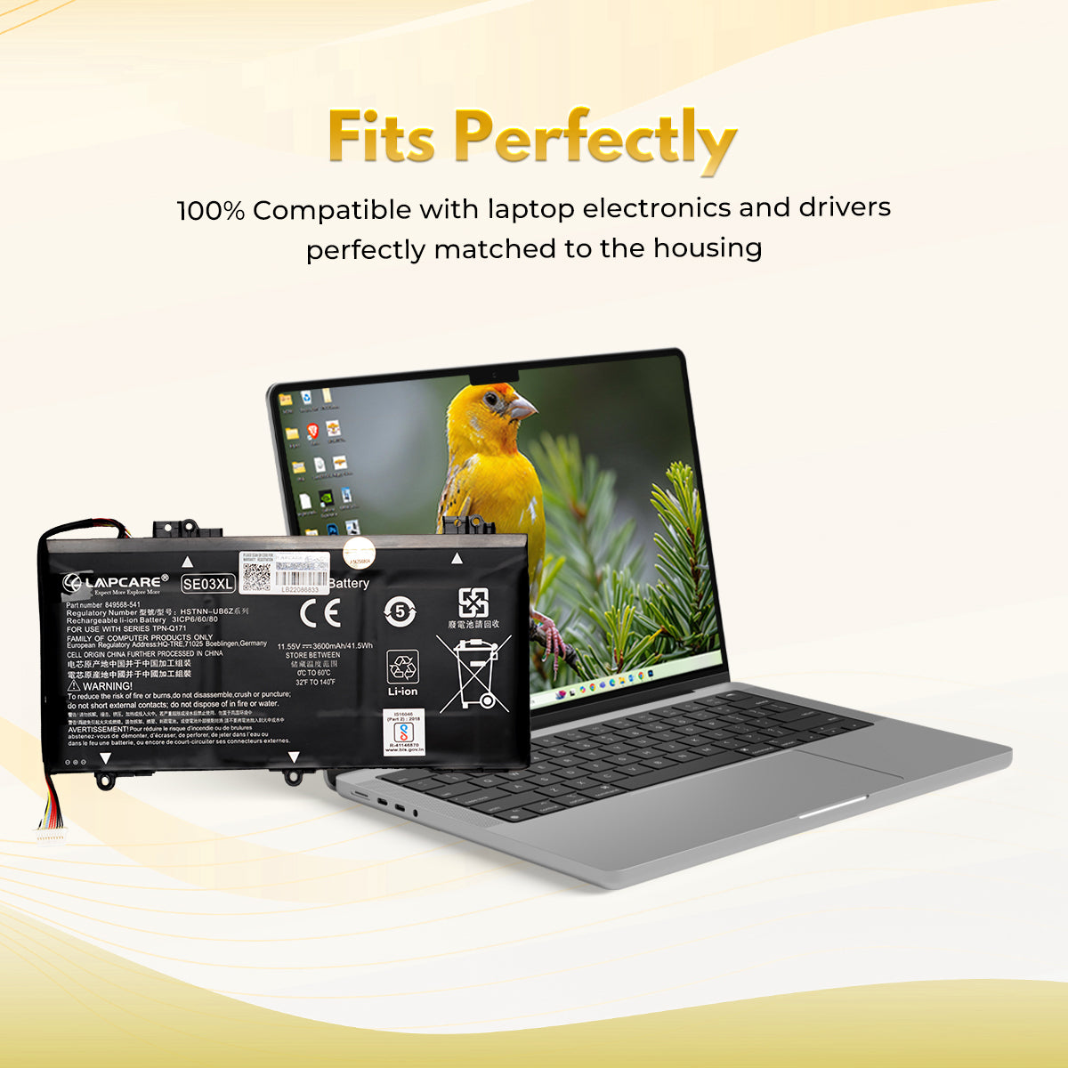 Laptop Compatible Battery For Pavilion 14-AL (SE03XL)