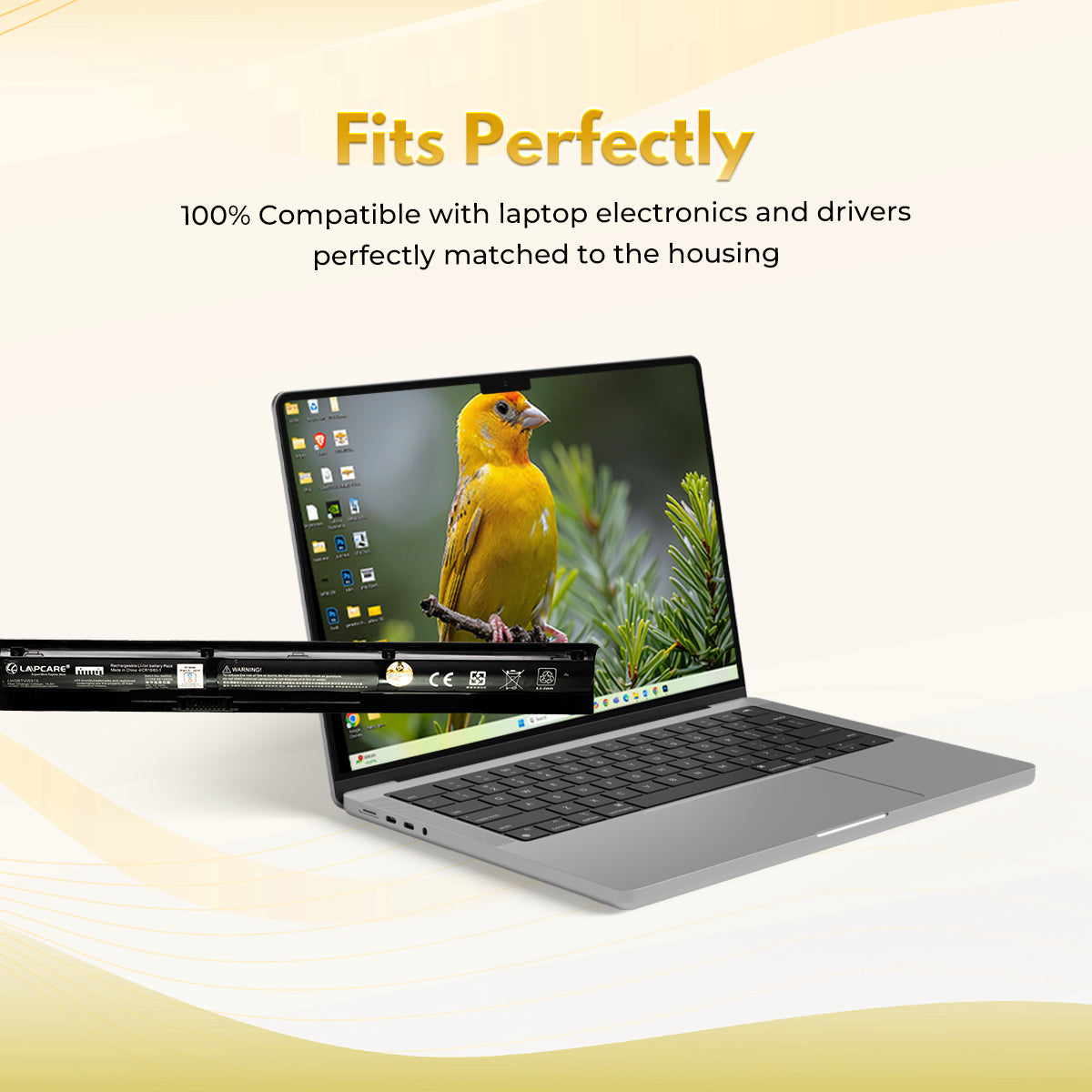 Laptop Compatible Battery For VI04 4C