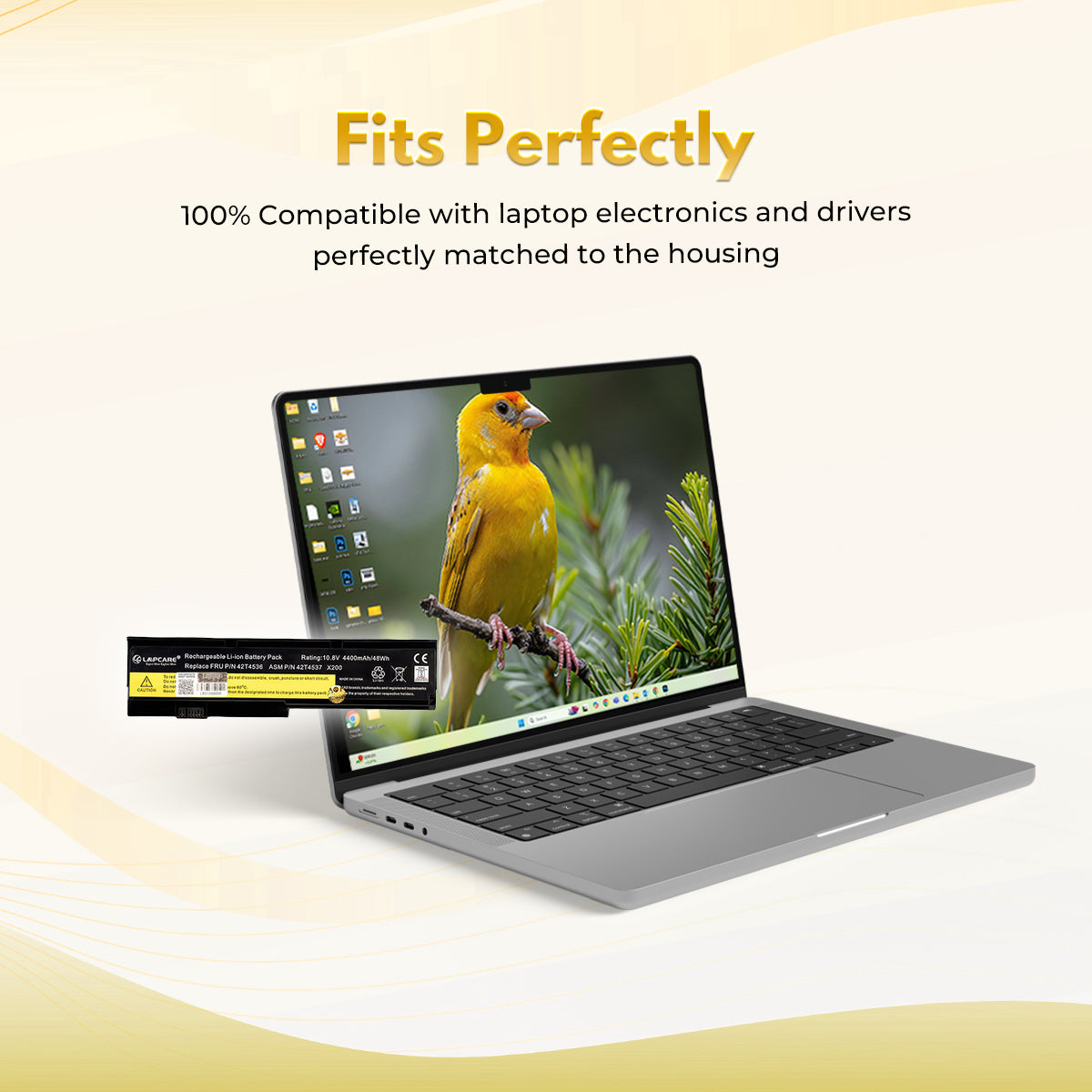 Laptop Compatible Battery For X200 6C