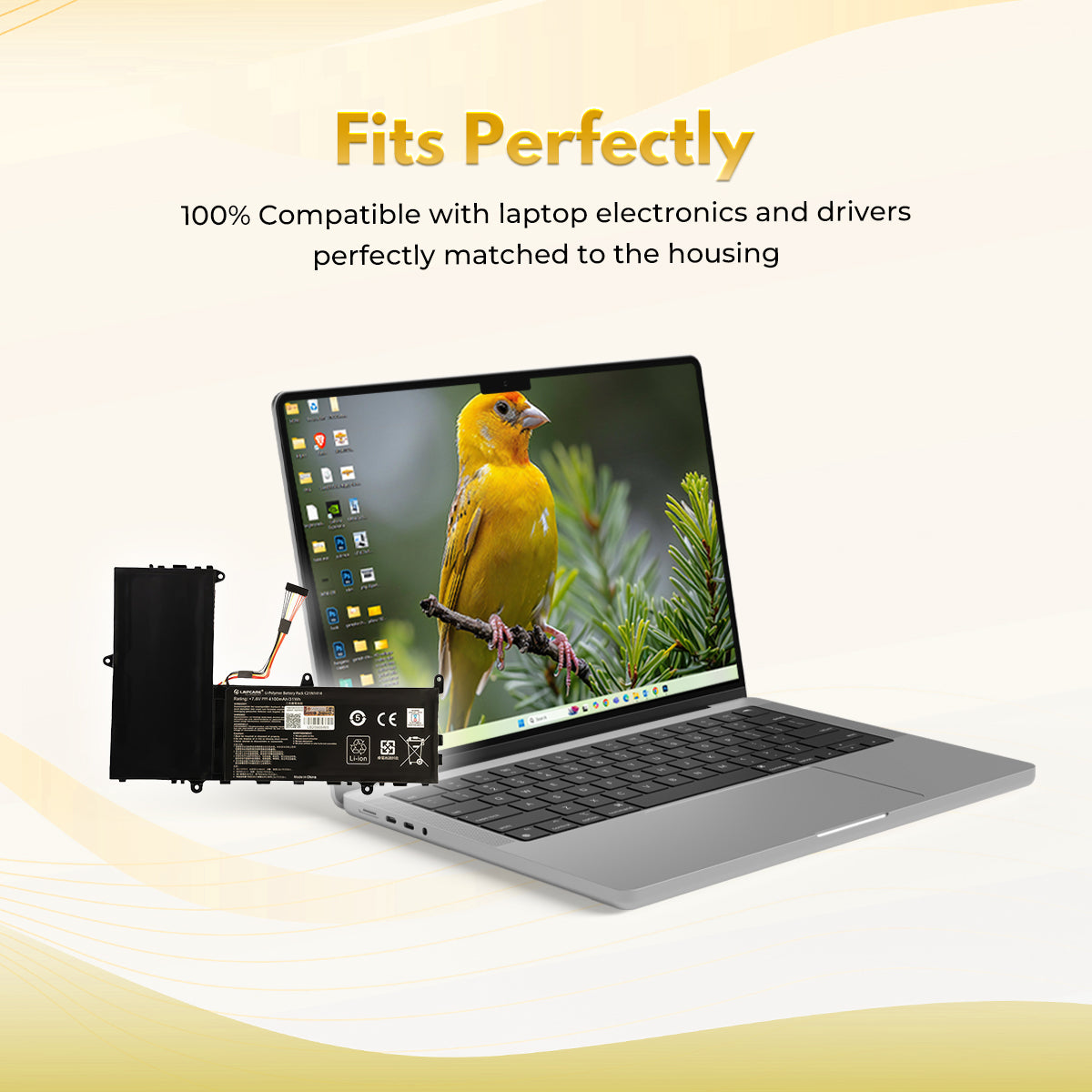 Laptop Compatible Battery For Asus X205T (C21N1414)