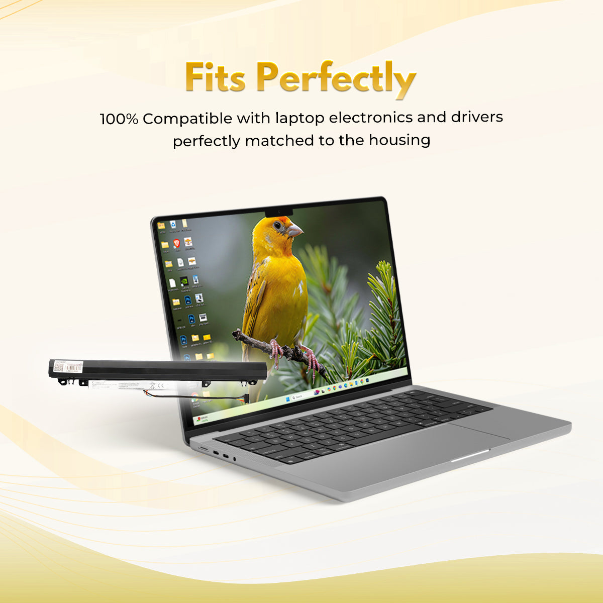 Laptop Compatible Battery For IdeaPad 110-14IBR/15IBR/15ACL/15AST/L13S 3C (L15S3A02)