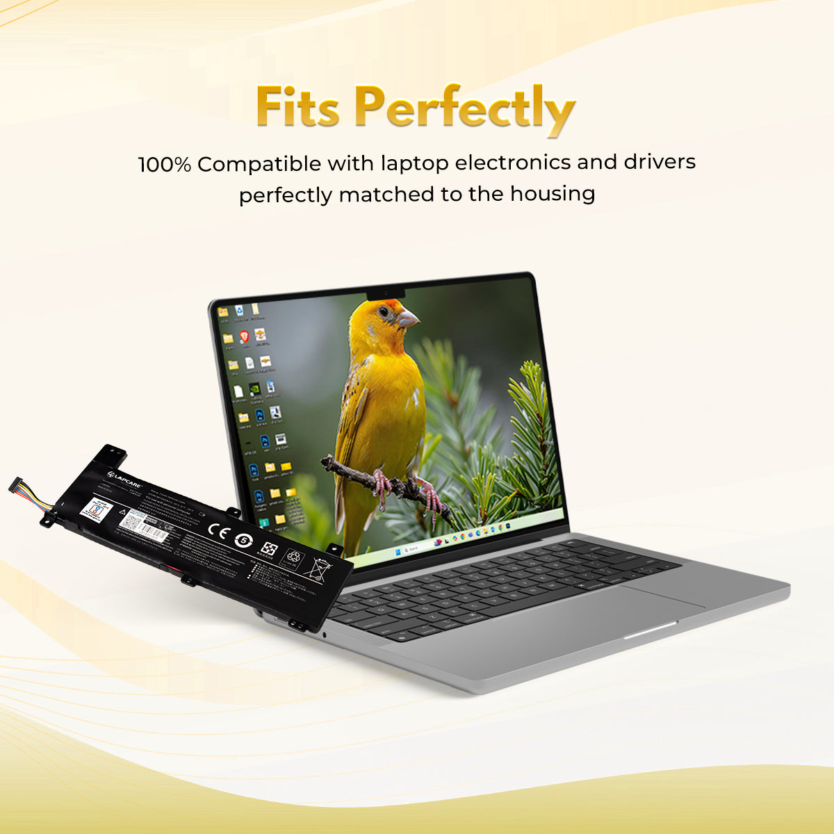Laptop Compatible Battery For IdeaPad 310-14kb,310-14isk 4C (L15L2PB2)