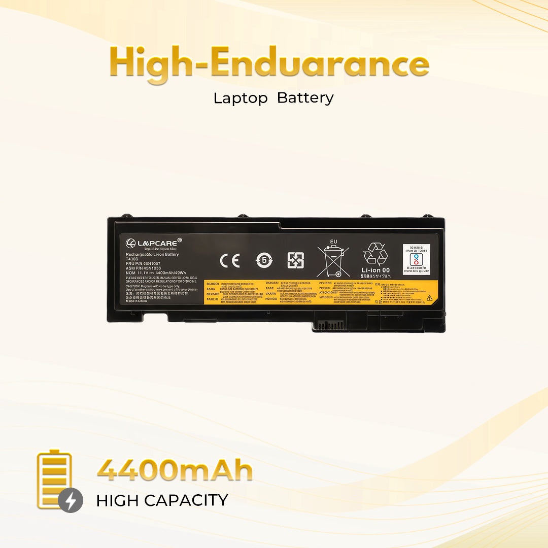 Laptop Compatible Battery For Lenovo T430s 6C