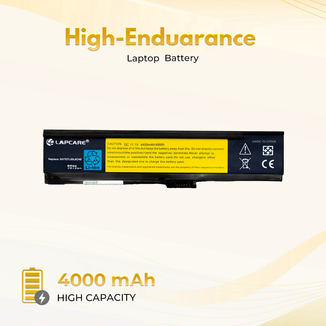 Laptop Compatible Battery For TM 2400 /3680 Series 6C