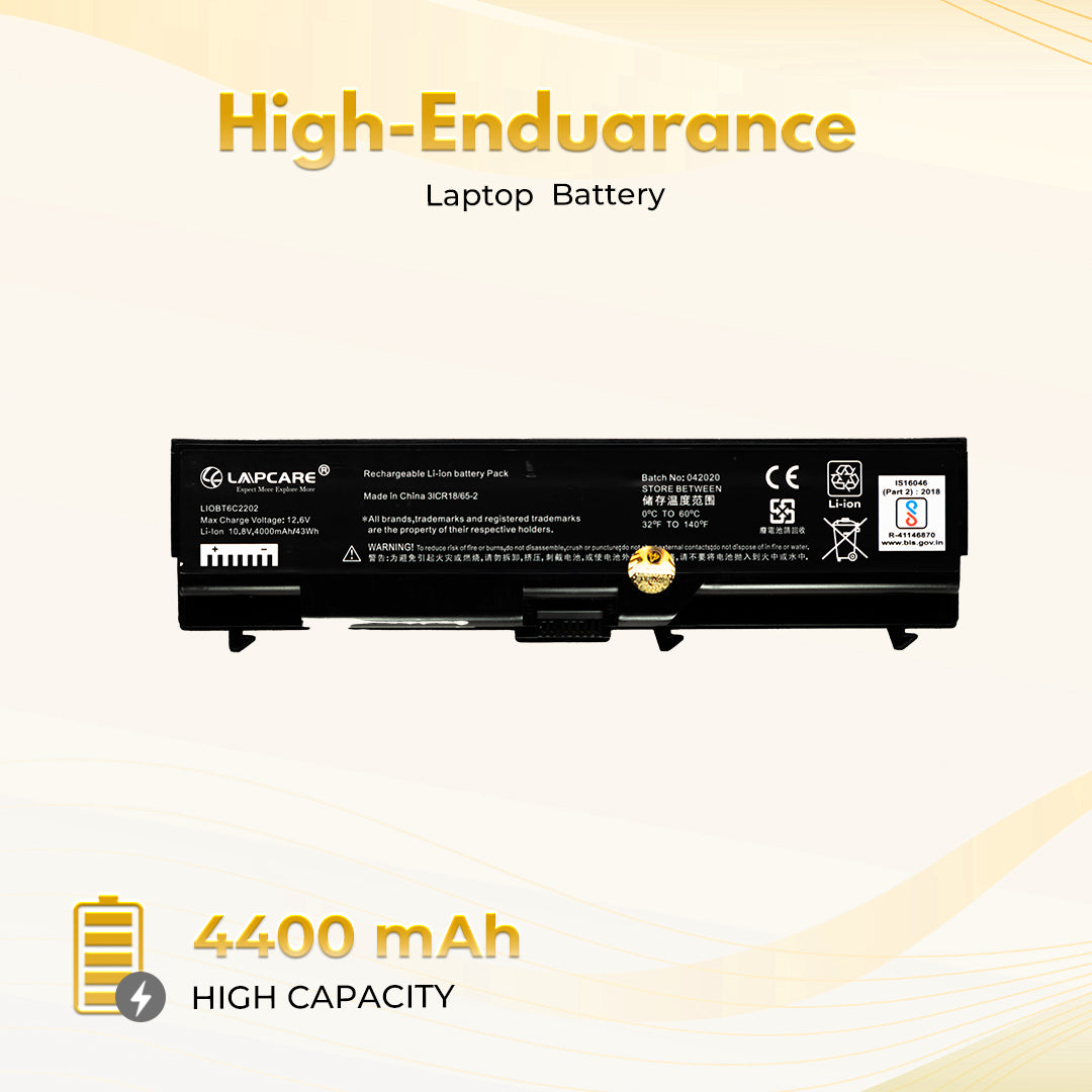 Laptop Compatible Battery For T410/SL410/SL510 6C