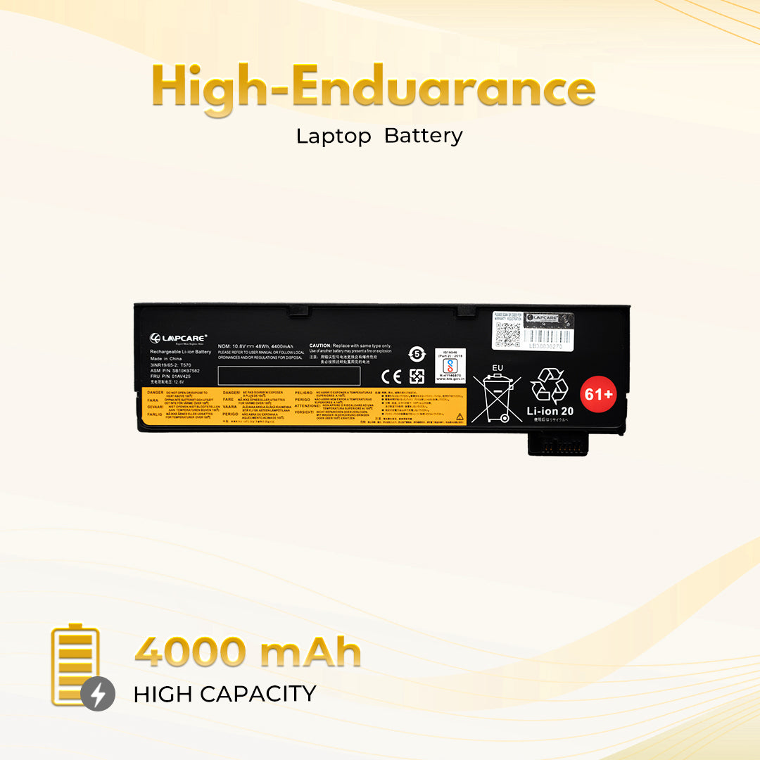 Laptop Compatible Battery For Lenovo T470/T480 External (4X50M08811)