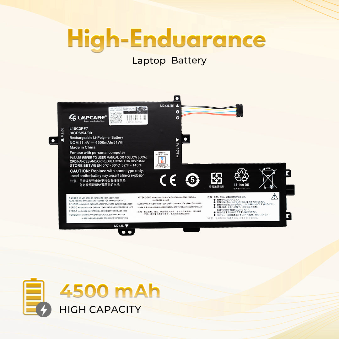 Laptop Compatible Battery For Lenovo IdeaPad C340-15, S340-14/15 (L18C3PF7)