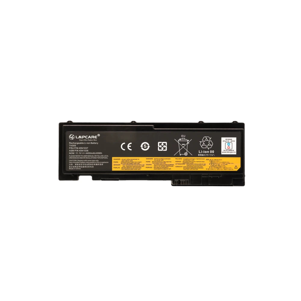 Lapcare - Compatible Battery For Lenovo T430s 6C