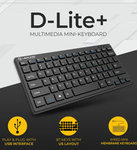 Lapcare Mini Keyboard D-Lite + BLK