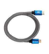 Lapcare 4K HDMI High speed Farbric Braided cable with Ethernet 3D TRUE Ultra HD (3M)