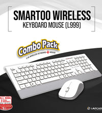 Lapcare Smartoo Wireless Combo White+Silver