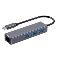 LAP-C Type-C to USB 3.0 3Port Hub with Gigabit Ethernet (LC-312)