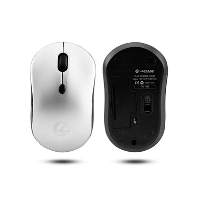 Lapcare Safari Wireless Mouse Grey (Ind)(LWM-555)