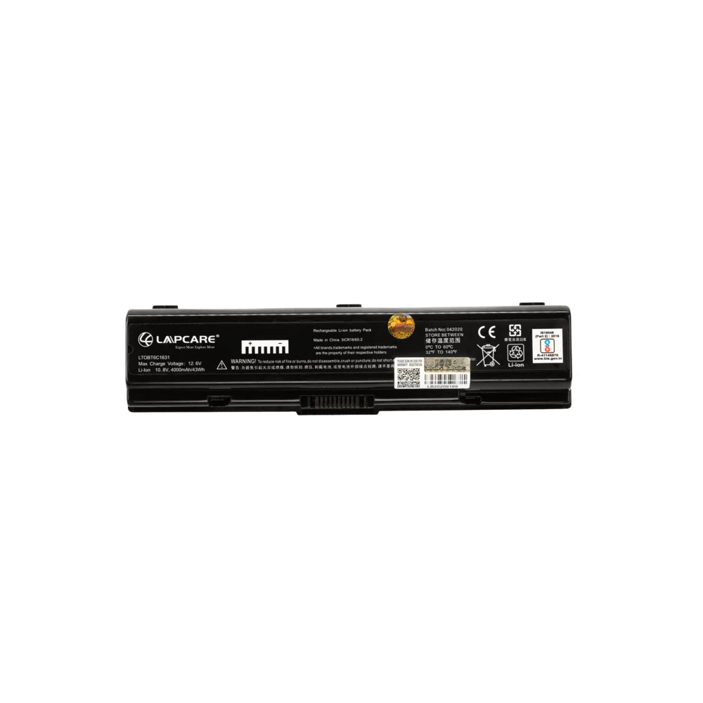 Lapcare - Compatible Lithium-ion Battery For Satellite A200 6C