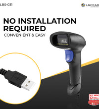 LAPCARE 2D WIRED BARCODE SCANNER (LLBS-031)