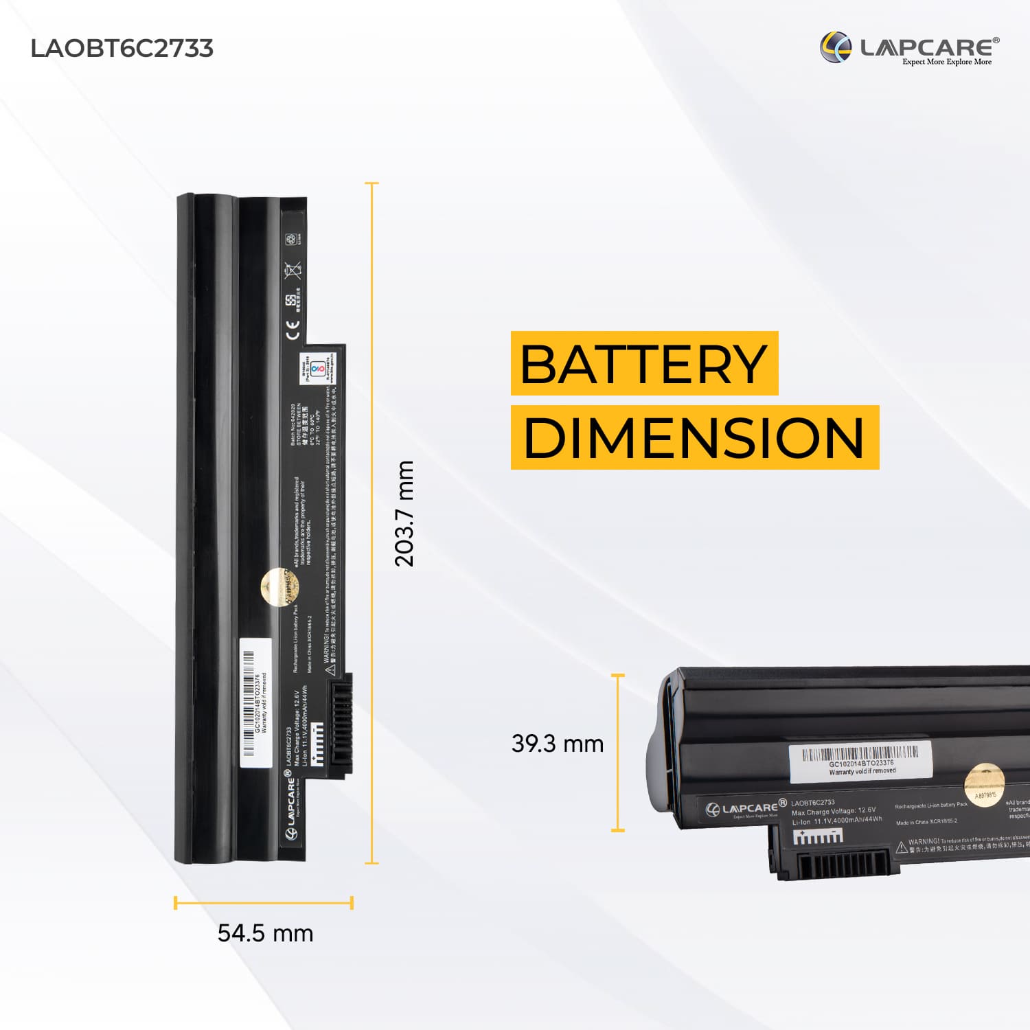 Laptop Compatible Battery For Aspire One D-255 6C