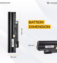 Lapcare - Compatible Lithium-ion Battery For Aspire One D-255 6C