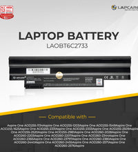 Lapcare - Compatible Lithium-ion Battery For Aspire One D-255 6C