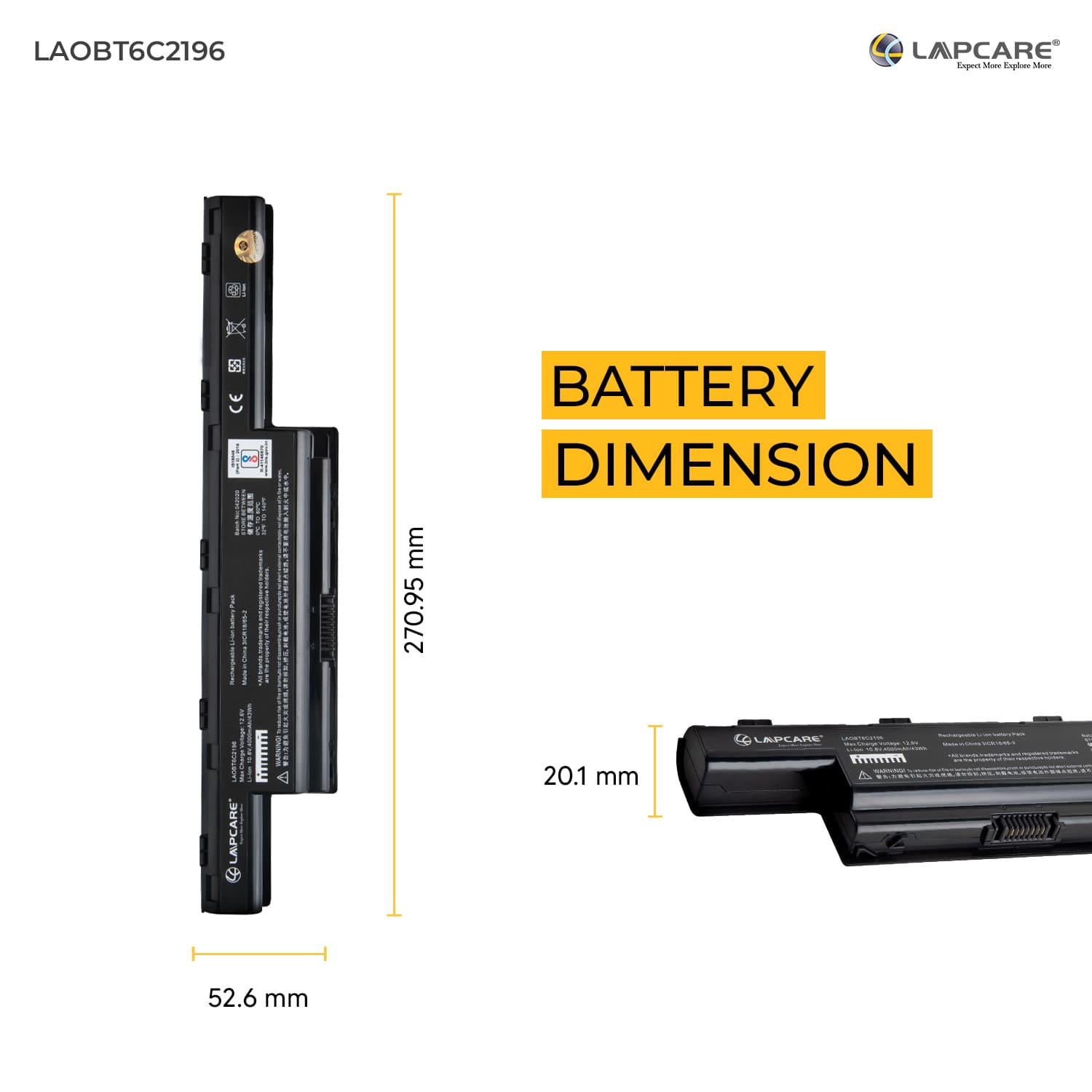 Laptop Compatible Battery For Aspire 4741/TM 4740 6C