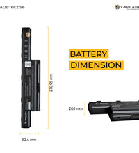 Lapcare - Compatible Lithium-ion Battery For Aspire 4741/TM 4740 6C