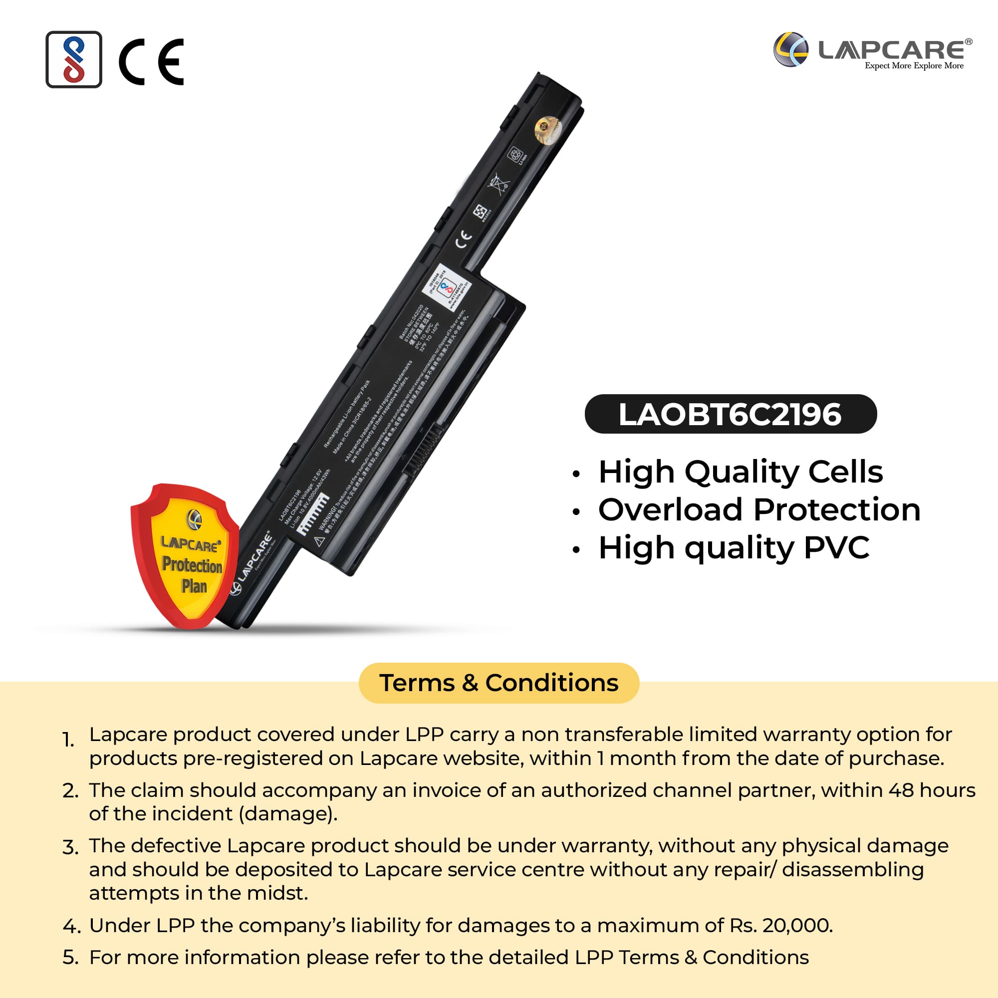 Laptop Compatible Battery For Aspire 4741/TM 4740 6C