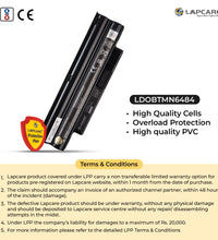 Lapcare - Compatible Lithium-ion Battery For Dell Mini 101211.1V 4400mAh Black 6C