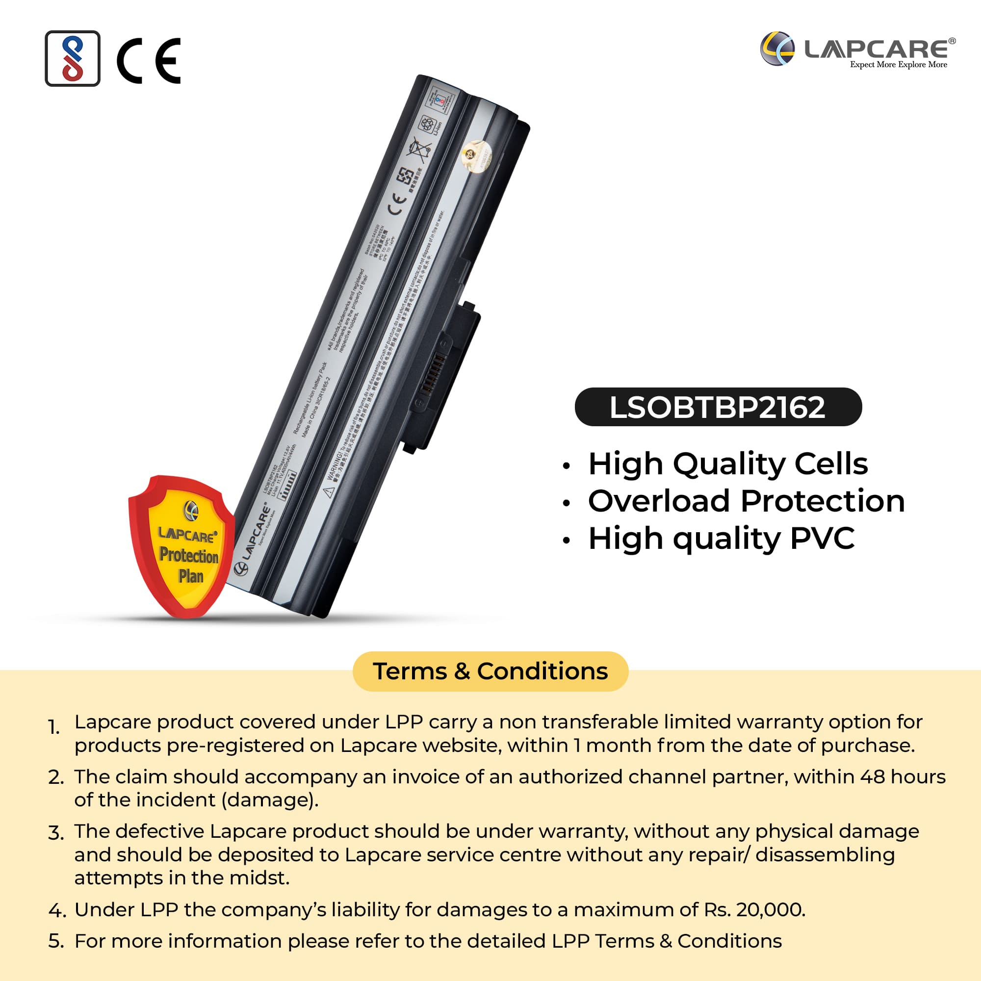 Laptop Compatible Battery For VGP-BPS13 (Black) 11.1v 4400mah