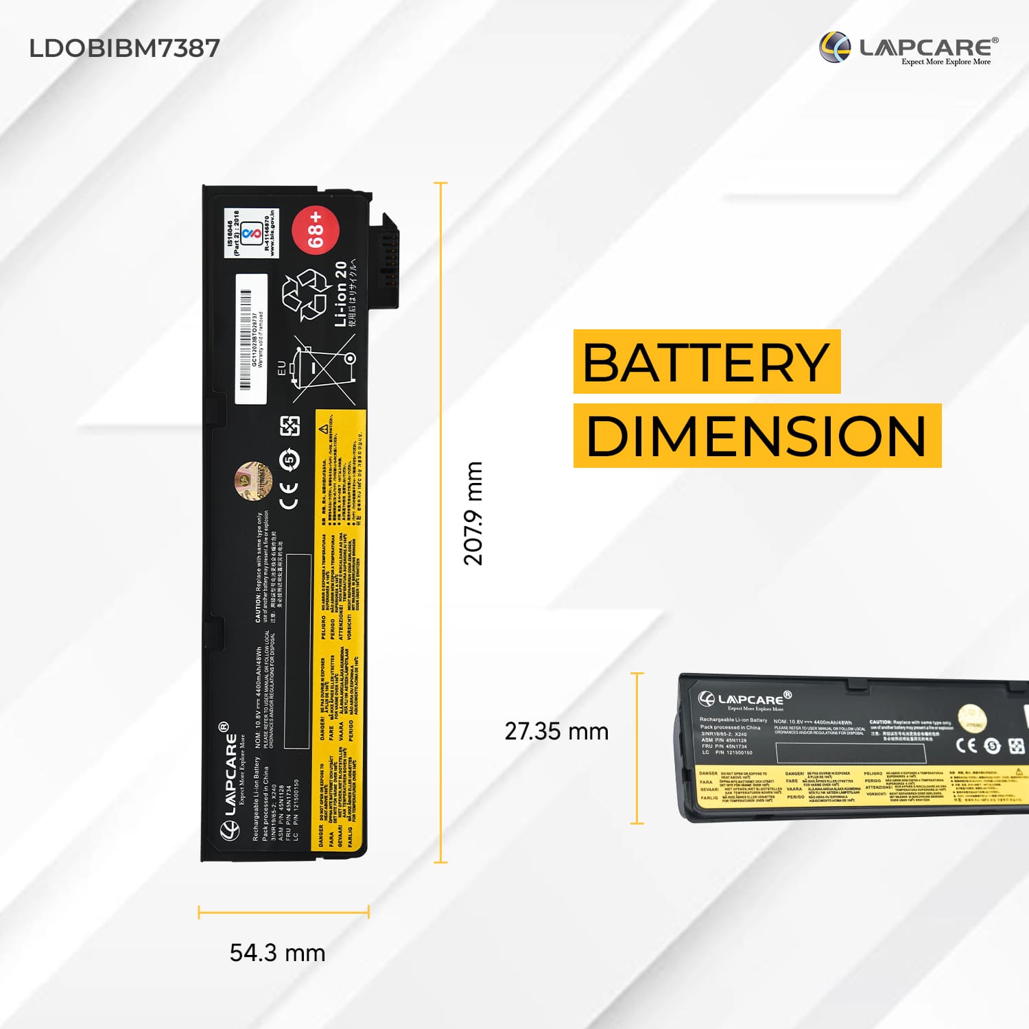 Laptop Compatible Battery For IBM X240 6C