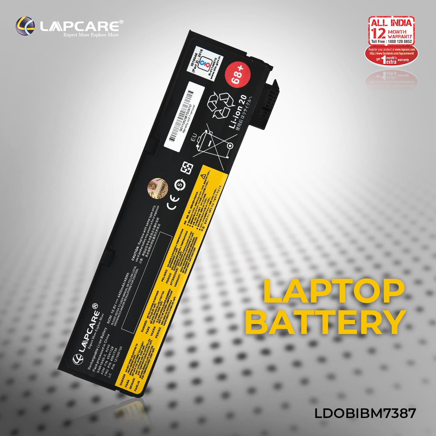 Laptop Compatible Battery For IBM X240 6C