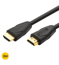 Lapcare high speed HDMI 1.4 cable with Ethernet +3D True Ultra HD (3M)