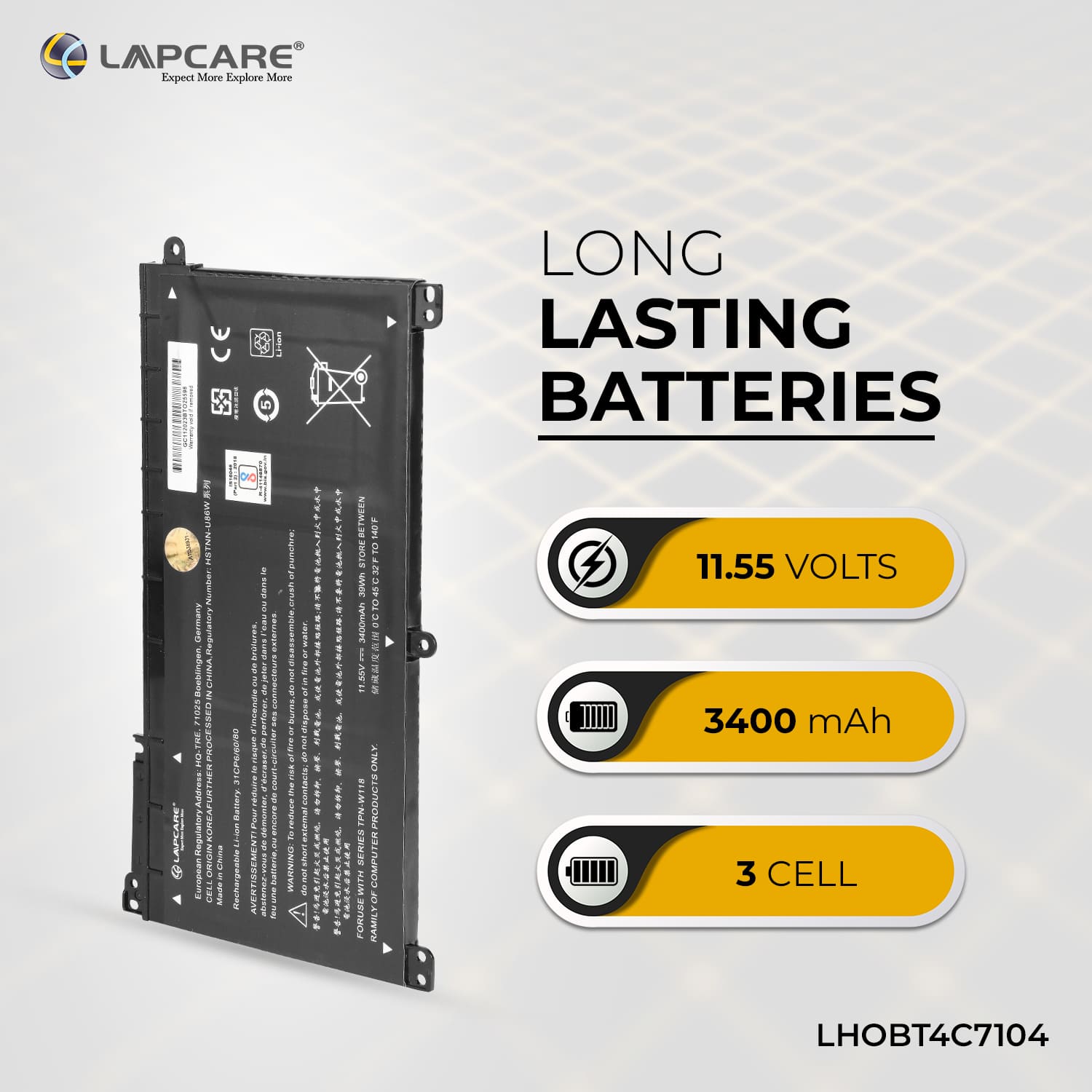 Laptop Compatible Battery For Pavilion X360 13-U (ON03XL)
