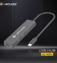 LAP-C Type C to USB 3 4 Port Hub