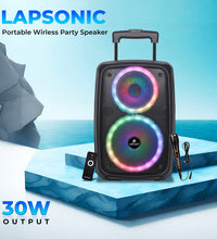 Lapcare LAPSONIC Portable 30W wireless Party Speaker(LPS-222)