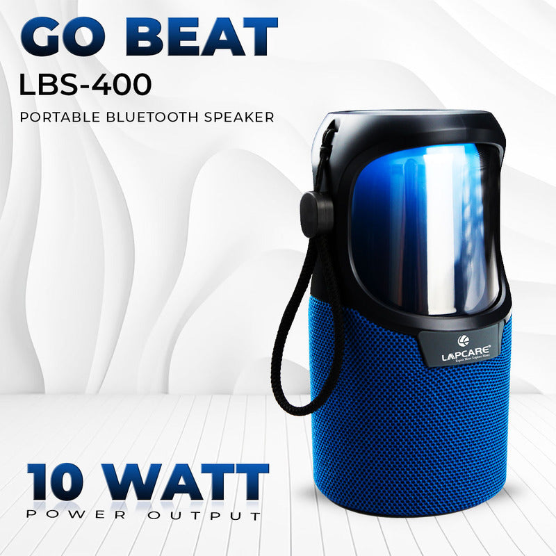 LAPCARE Go beat LBS-400 RGB Lamp Light Portable 10W Bluetooth Speakers
