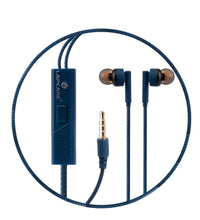 WOOBUDS VI wired Earbuds with inbuilt MIC- Blue (LBD-606)