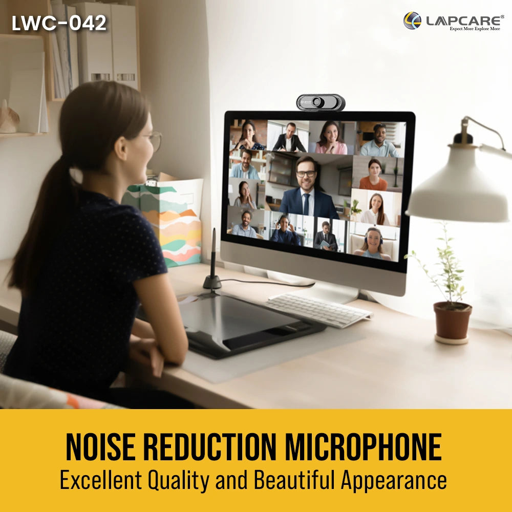 Lapcam - 720P HD web camera with inbuilt noise reduction mic