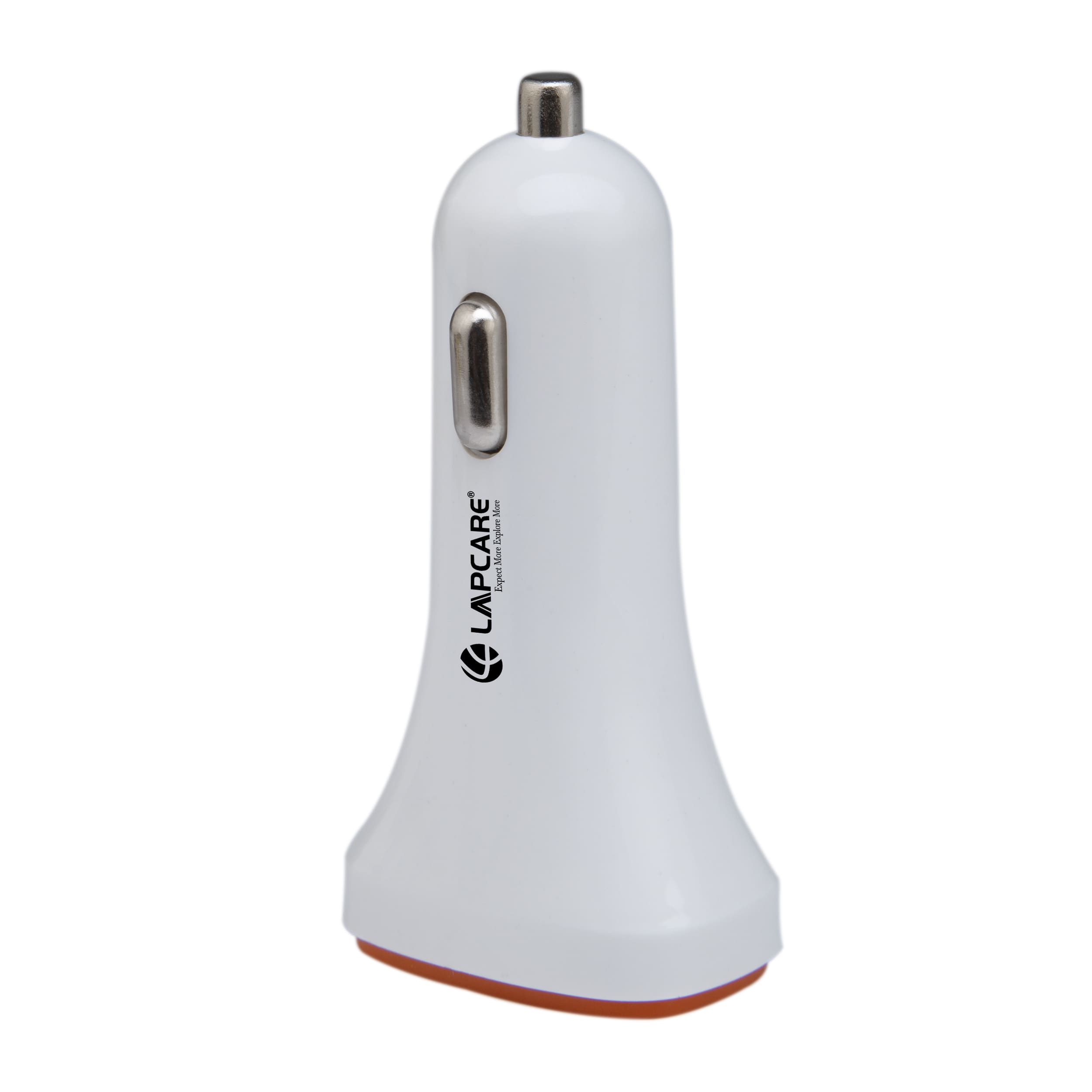 Lapcare Car Charger 30W with 2 USB Ports – White(LCC-201)