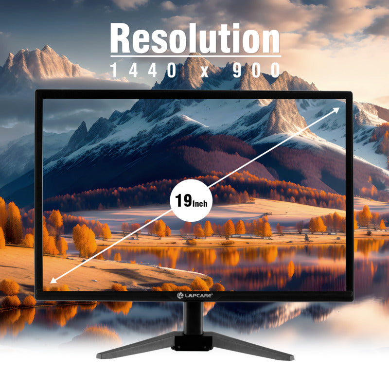 Zooy 19" LED Monitor - (48.26CM) - VGA & HDMI (LM195WDH)