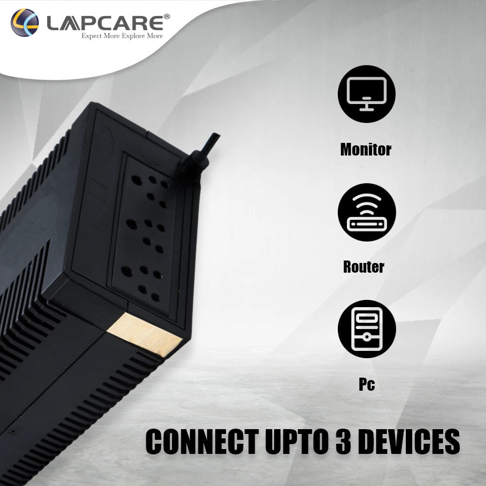Lapcare 600VA UPS (Lap Long-650)