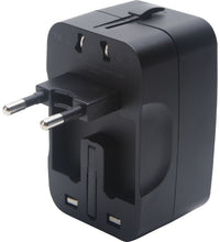 Lapcare Global Trotter USB & Type-C Ports 2Pin Travel Adaptor Plug (LIA-003)