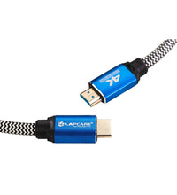 Lapcare high speed HDMI 2.0 4K Farbric Braided cable with Ethernet 3D True Ultra HD (3M)