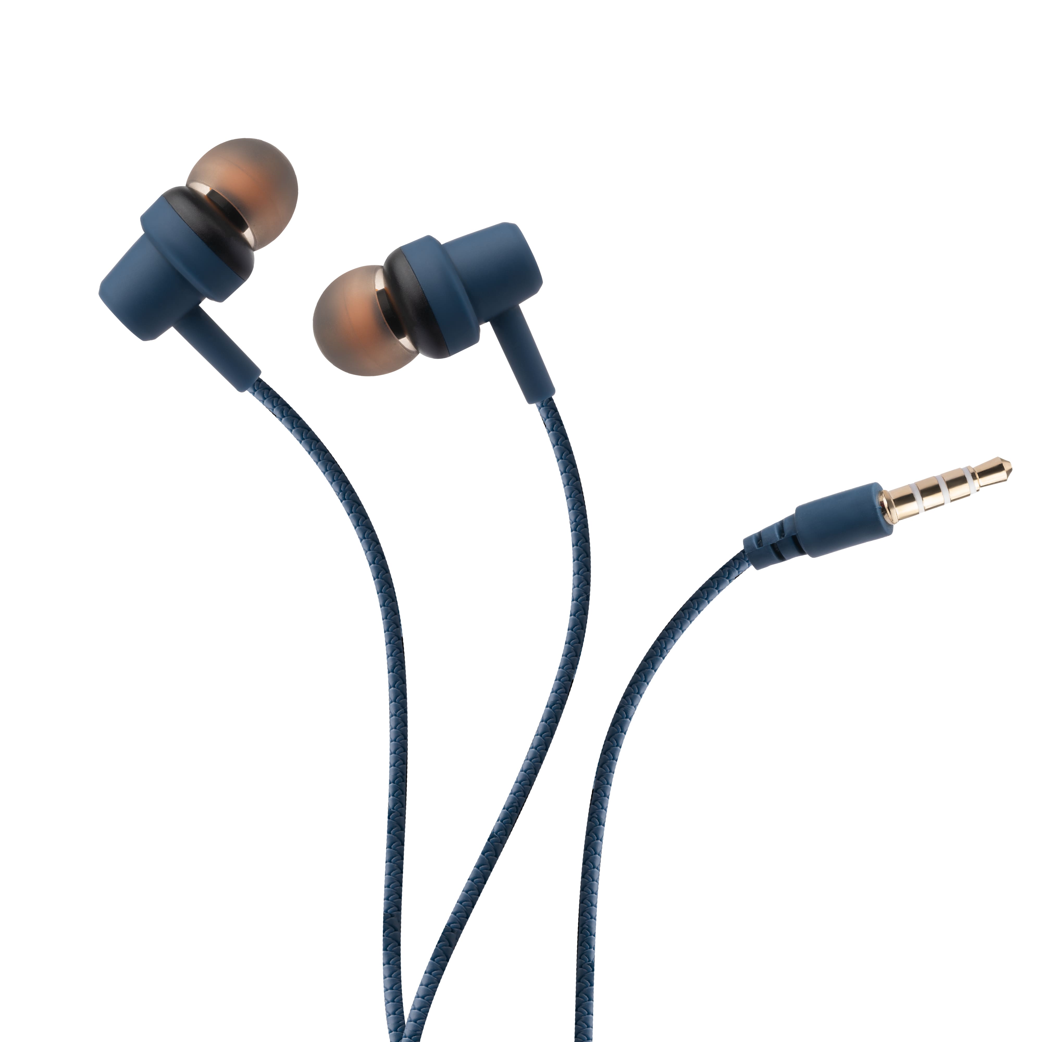 Lapcare WOOBUDS VII wired Earbuds with inbuilt MIC -Blue (LBD-909)