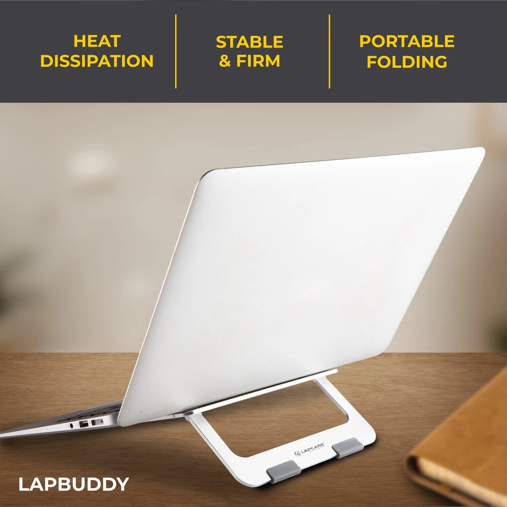 LAPBUDDY- Aluminum Laptop Stand upto 15.6" Laptop