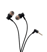 Lapcare WOOBUDS IV wired Earbuds with inbuilt MIC -Black (LBD-204)