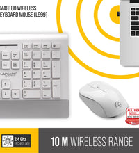 Lapcare Smartoo Wireless Combo White+Silver